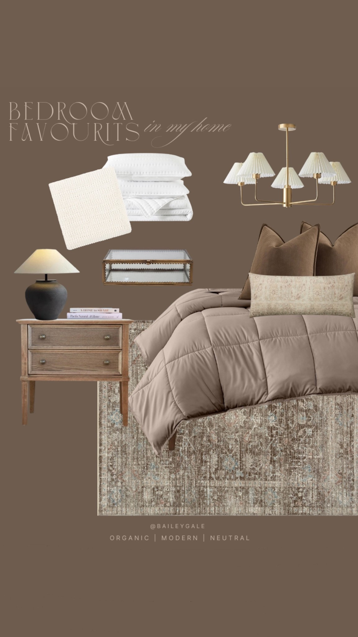 My bedroom has slowly become my favourite place in the house. Soft textures, warm tones, and pieces I actually love working with. Sharing all my current bedroom favourites— everything linked!   