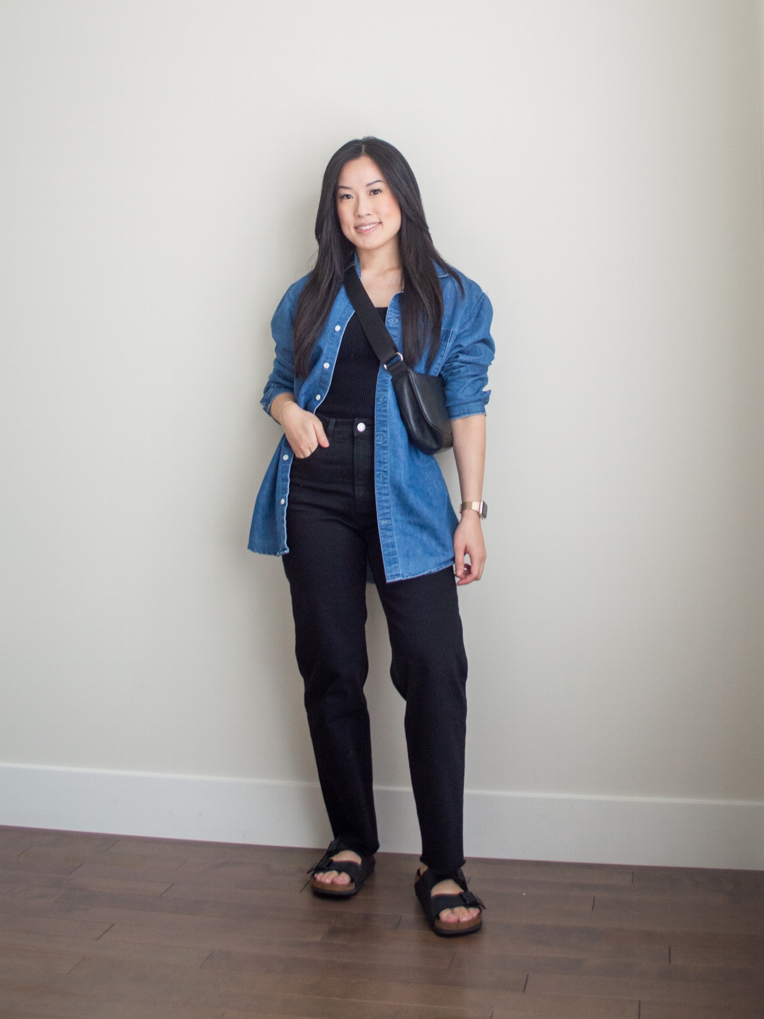1 of 4 new Everlane staples that make the perfect fall wardrobe essentials ✨ I’m wearing the Way-High jean in Coal in size 24, inseam 27.5”.

Other outfit details: Frank And Oak shirt (linked similar), Aritzia tank top (linked similar)

#LTKstyletip #LTKSeasonal