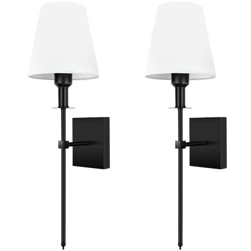 Wall Sconces Battery Operated Wall Light Set Of 2，not Hardwired Sconce Fixture，Battery Powere... | Amazon (US)