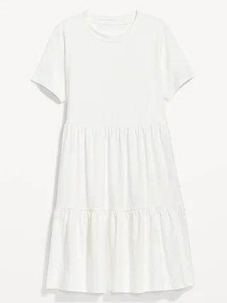 Tiered Mini Swing T-Shirt Dress for Women | Old Navy (US)