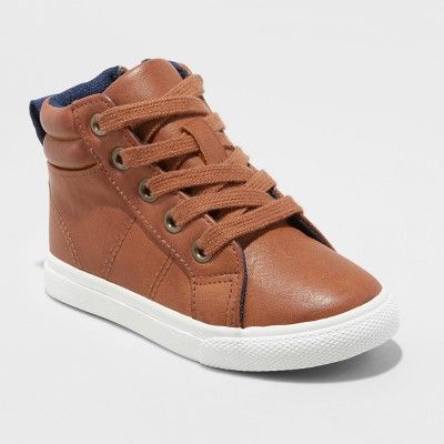 Toddler Boys' Cayden Casual Sneakers - Cat & Jack™ Brown 6 | Target