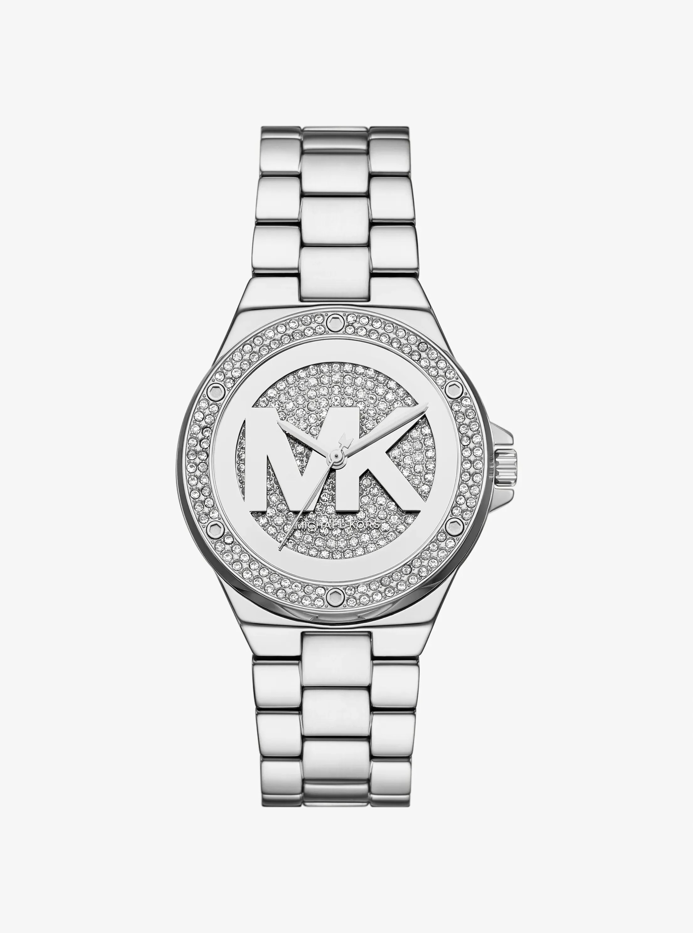 Lennox Pavé Silver-Tone Watch | Shop Simon