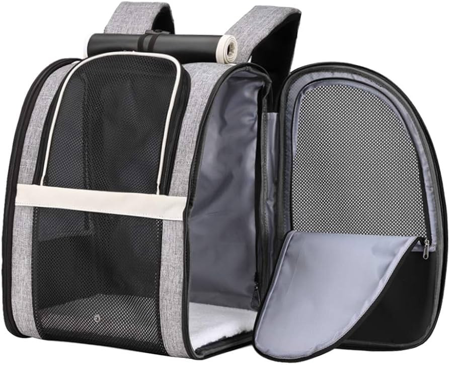 Texsens Pet Carrier Backpack with Window Blind for Small Cats Dogs, Ventilated Design, Safety Str... | Amazon (US)
