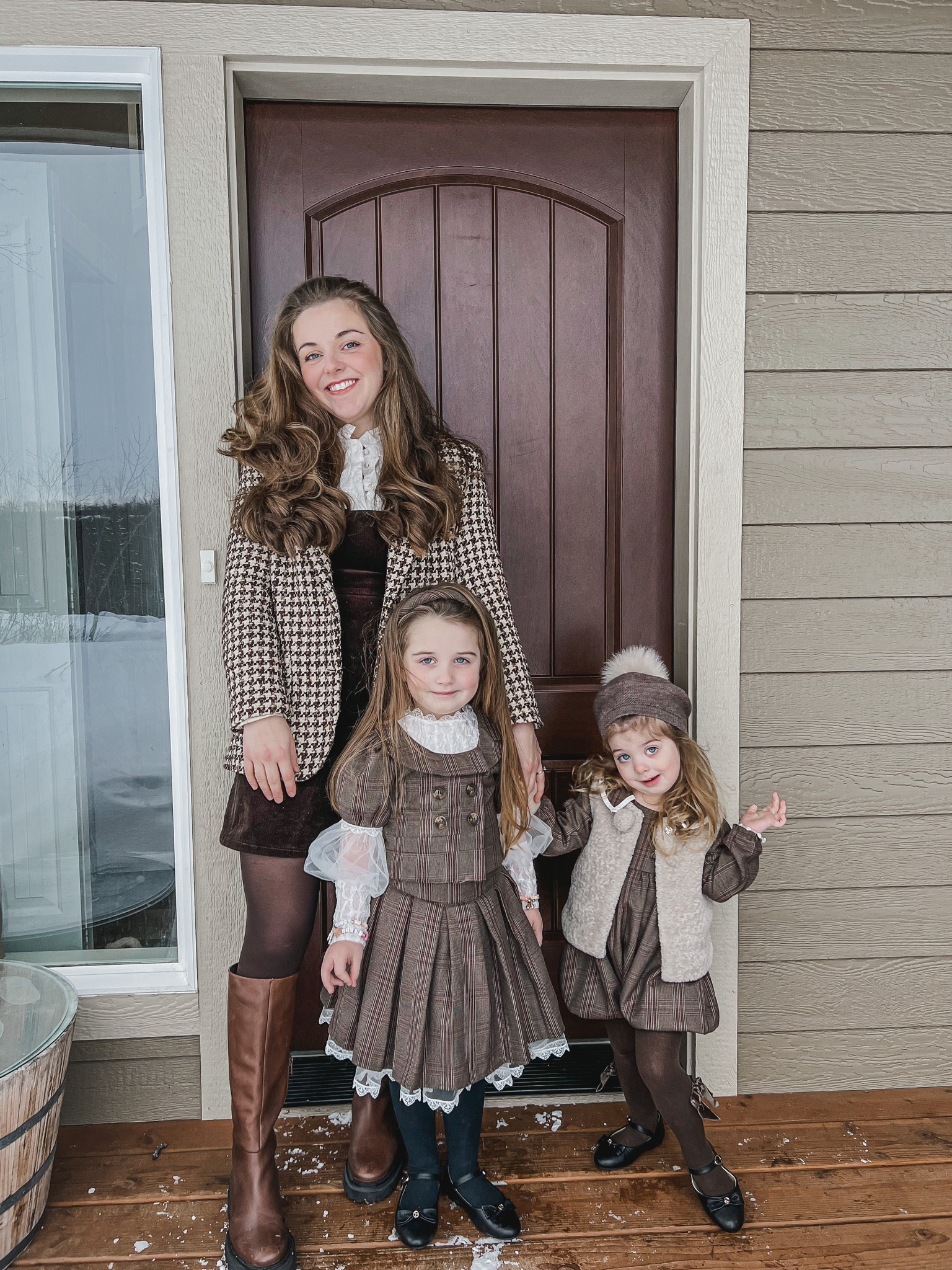 Went shopping with my minis yesterday so we had to snap a quick photo. Bennett was behind the camera giggling at us with my husband 🤭

Shop our outfits from the link in my bio on my LTK page @shop.ltk 
#mommyandme 

My blazer and the girls shoes are by @luxelim use code LAUREN30 for 30% off
The girls outfits are by @petitemaisonkids use code LAUREN8878 for 15% off there’s a boy outfit that matches the girls that’s so cute too! 

#LTKkids #LTKSeasonal #LTKfamily