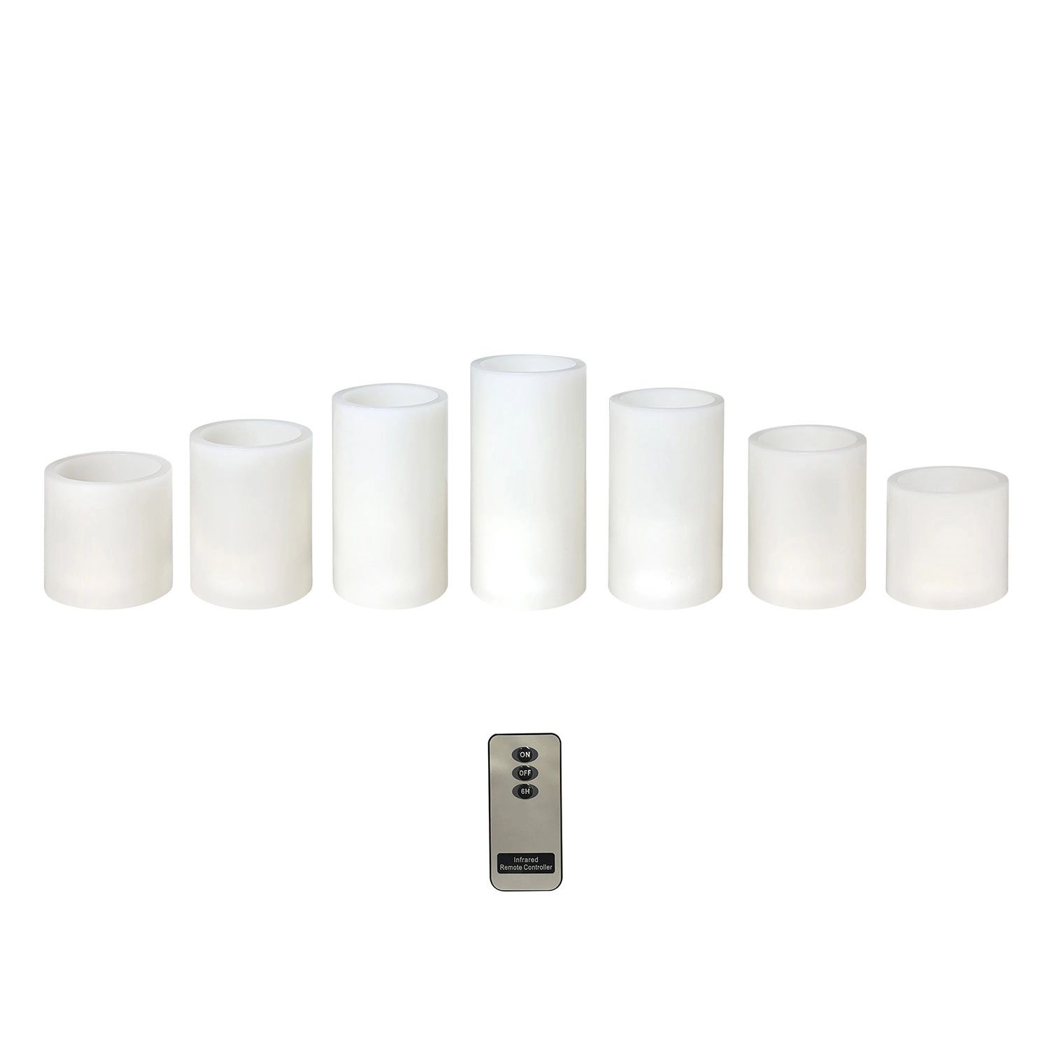 Member's Mark 7-Piece Flameless LED Wax Candles | Sam's Club