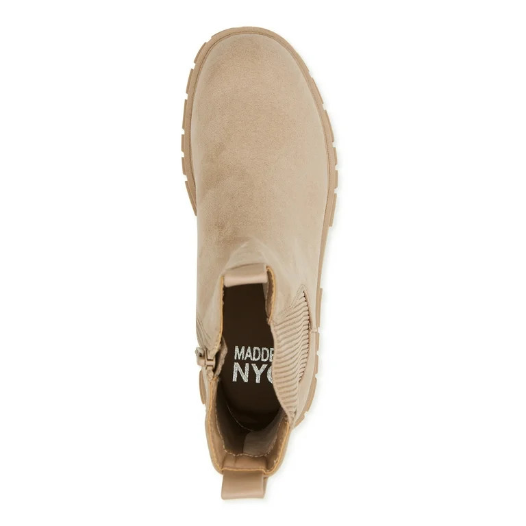 Madden NYC Women's Chunky Lug Chelsea Boots | Walmart (US)