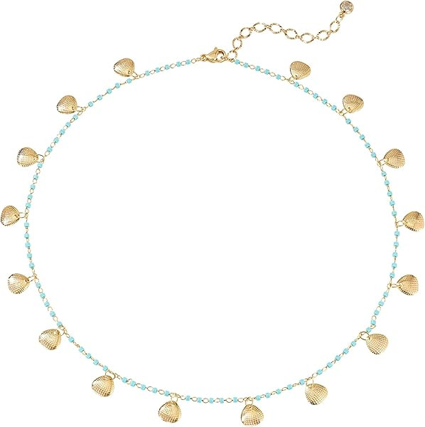 Fettero Dainty Gold Necklaces for Women Trendy Non Tarnish 14K Gold Plated Choker Necklace Cute C... | Amazon (US)
