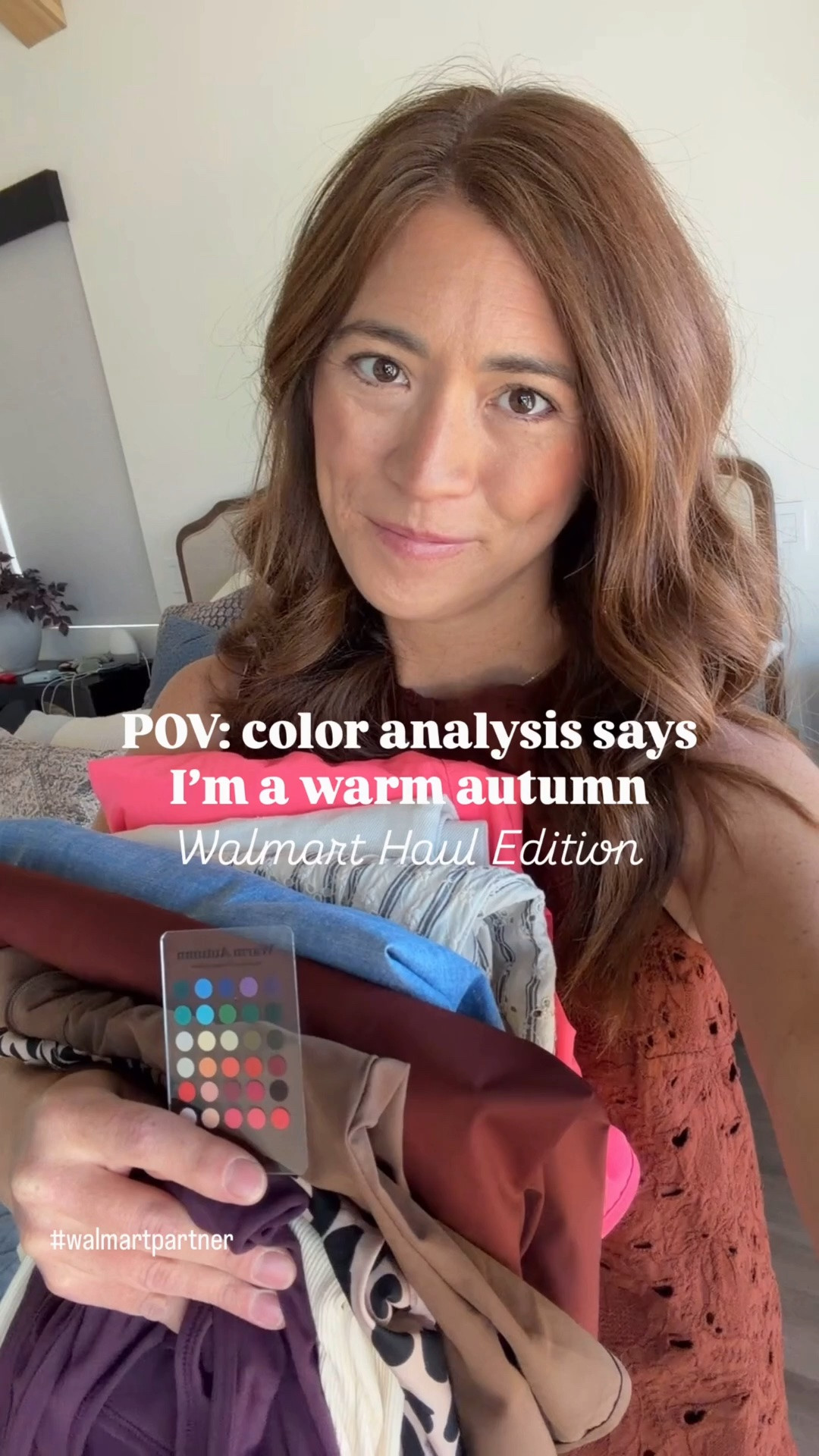 #ad Color analysis Warm Autumn Walmart Haul.
Do you agree that I’m a Warm Autumn?

wearing a size 4/27 and small in all dresses and medium in workout clothes. 

#WalmartPartner #WalmartStyle @WalmartStyle