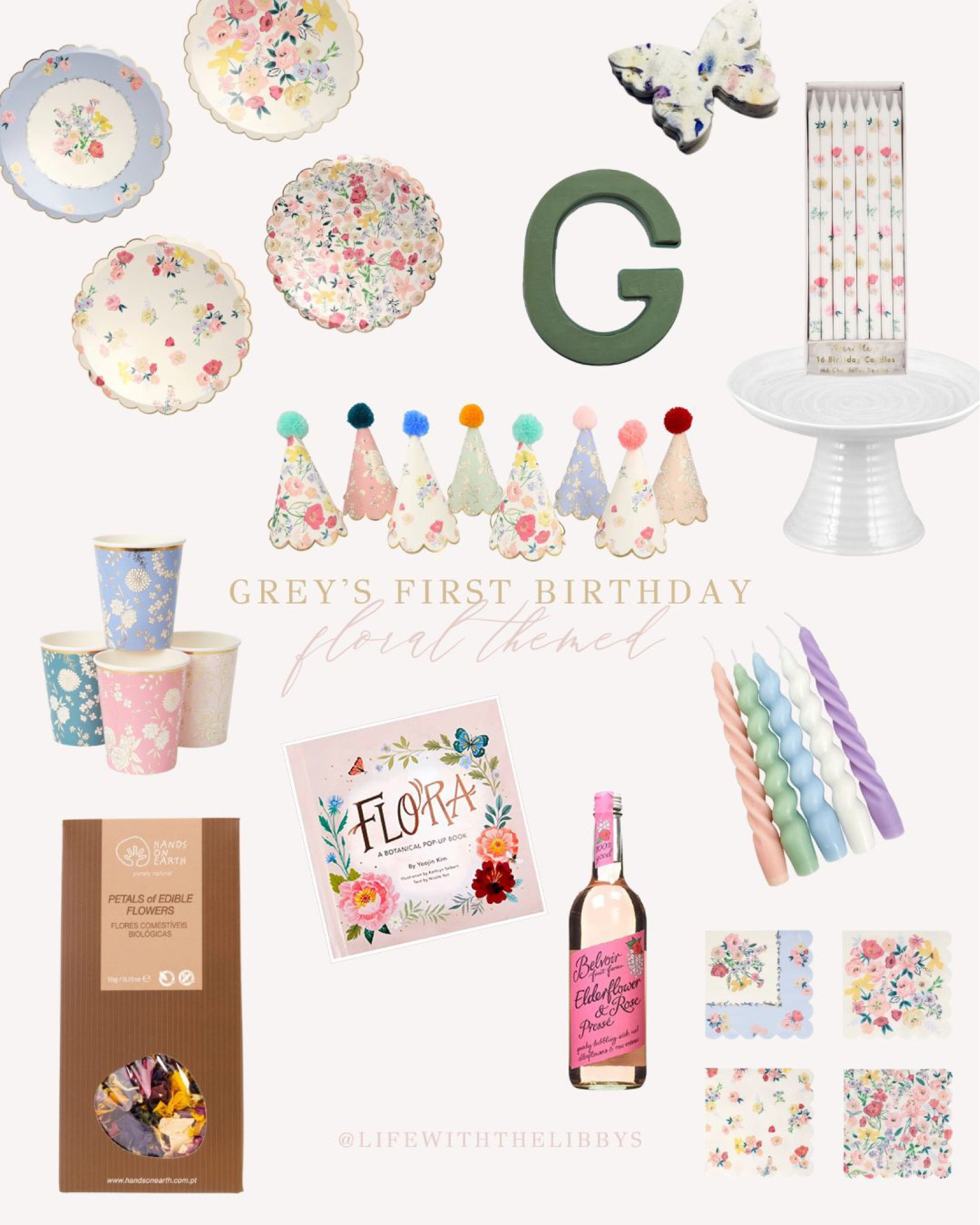 Floral themed birthday party 🌸