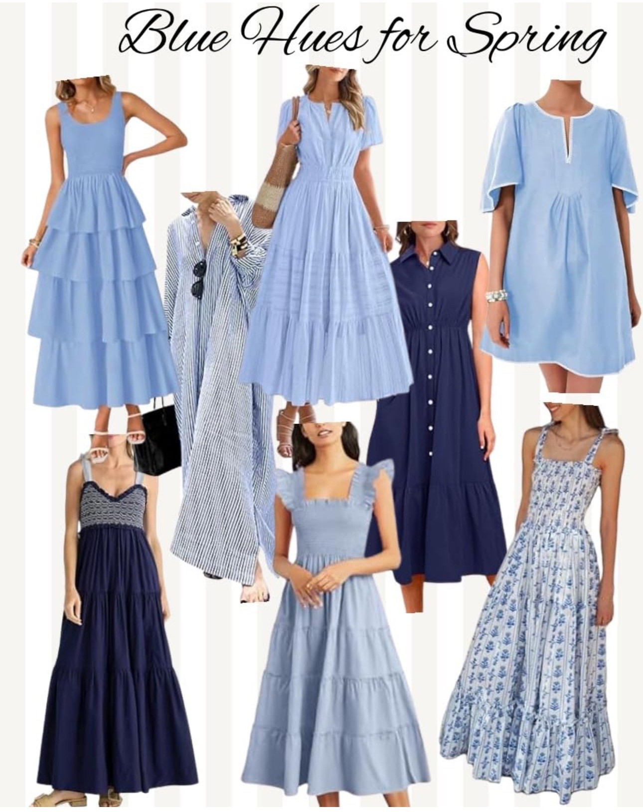 Blue hues for Spring from Amazon 

#LTKStyleTip #LTKSeasonal