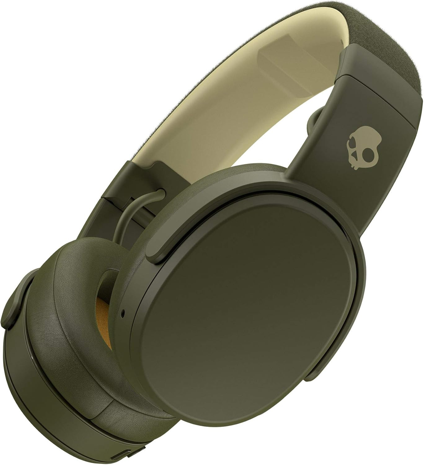 Skullcandy Crusher Wireless Over-Ear Headphone - Olive/Moss/Yellow | Amazon (US)