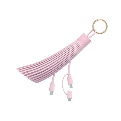 GEMS 2-in-1 Tassel Keychain Cable - Pink | Target