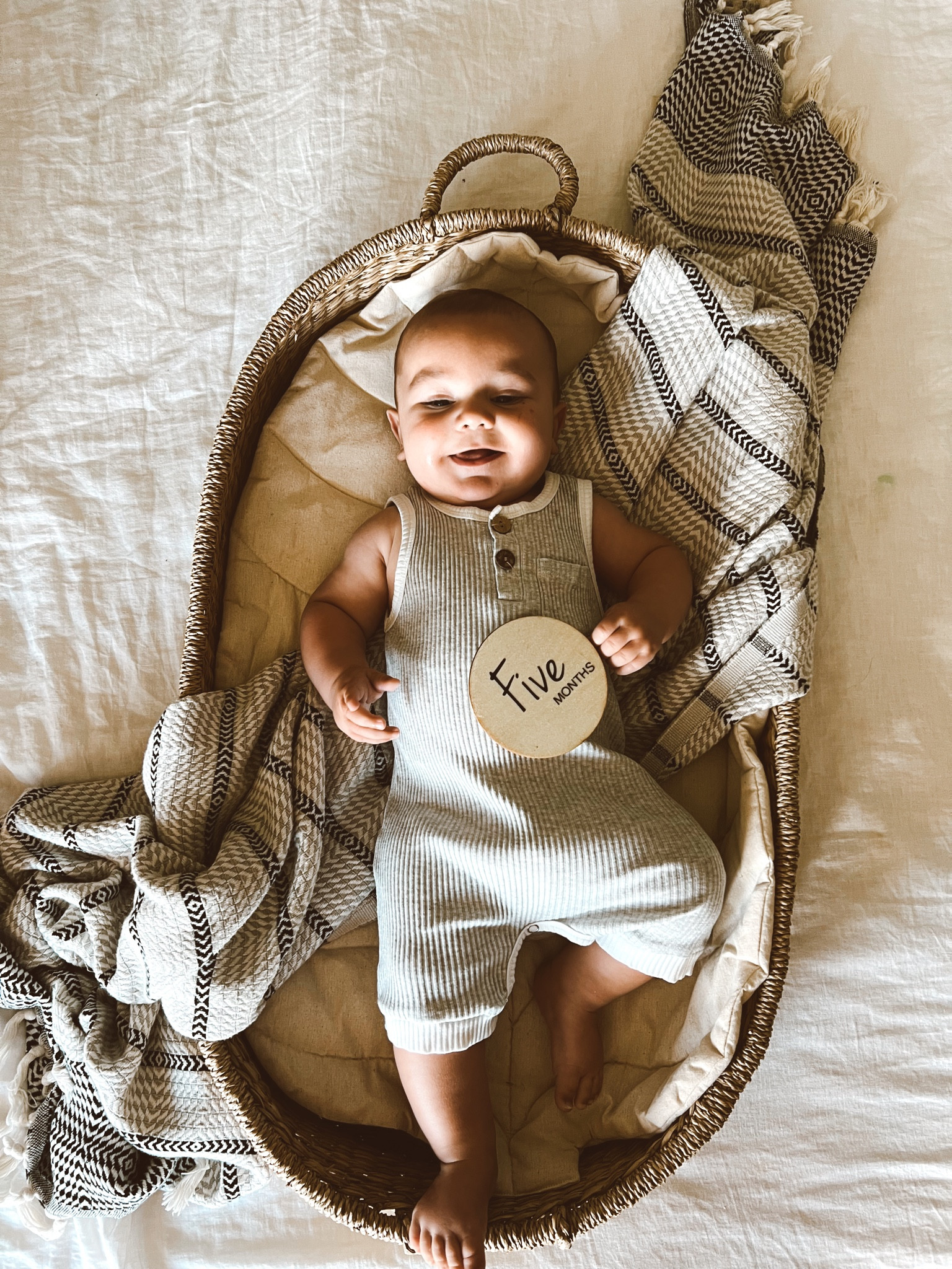 Milestone baby update photoshoot baby boy Moses basket Amazon finds for newborn 

#LTKbump #LTKfamily #LTKbaby