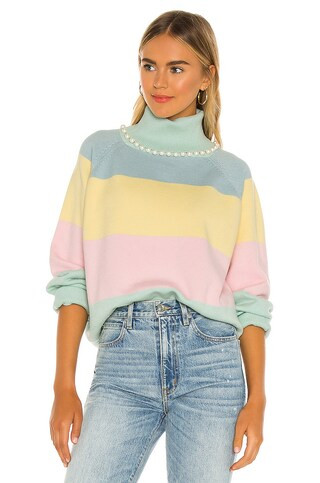 Olivia Rubin Clemmie Sweater in Pastel Stripe from Revolve.com | Revolve Clothing (Global)