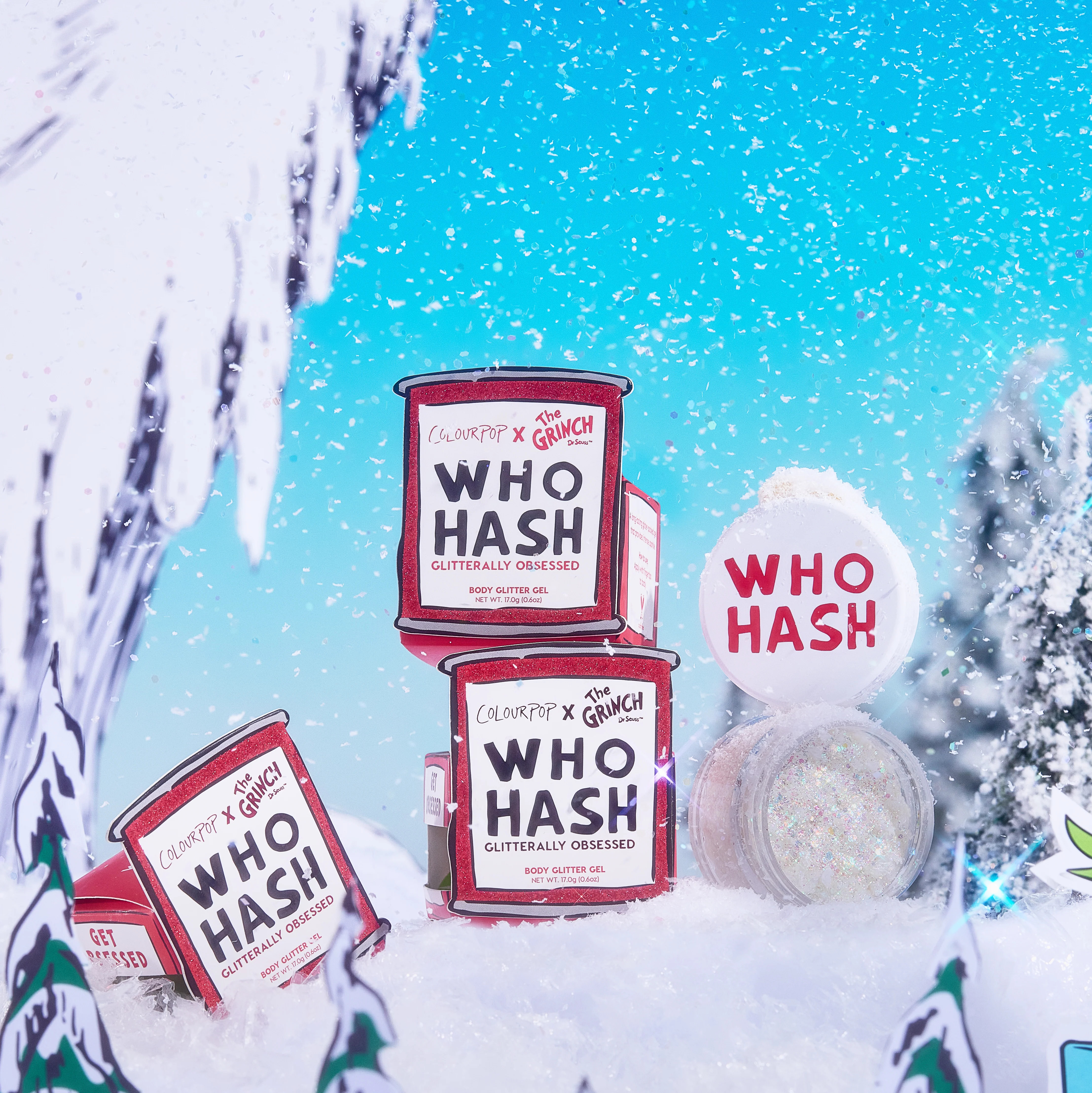 Who-Hash Glitter Gel | ColourPop® x The Grinch | Colourpop