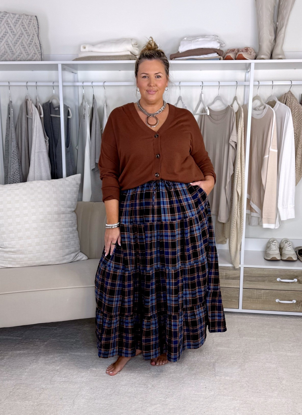 Torrid fall haul! Wearing a size 2x in everything! Plus size, outfit inspo, apron belly, fall fashion, mom life

#LTKMidsize #LTKPlusSize #LTKSeasonal