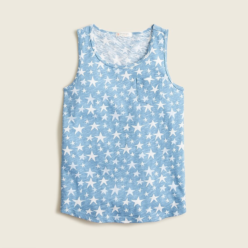 Girls' printed cotton tank | J. Crew US