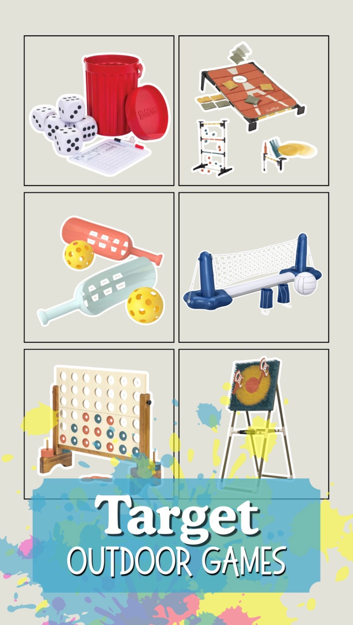 Target outdoor games for summer in the yard! Love these for when the kids have friends over or we are having a get together 🌞



Target finds, target, games, games for adults, family games, family outdoor, activities, summer ideas, spring ideas 

 #LTKmomlife #LTKSeasonal #LTKHome

#LTKKids #LTKActive #LTKSeasonal