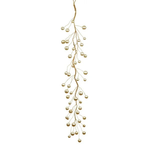 Gold Metallic Ball Garland 48" | Fig and Dove