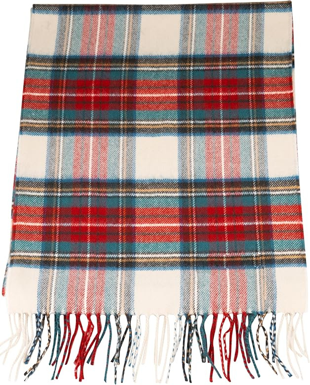 ScarfDeals - Cashmere Wool Feel Scarf Warm Soft Lightweight Scottish Scotland Nova Check Tartan P... | Amazon (US)