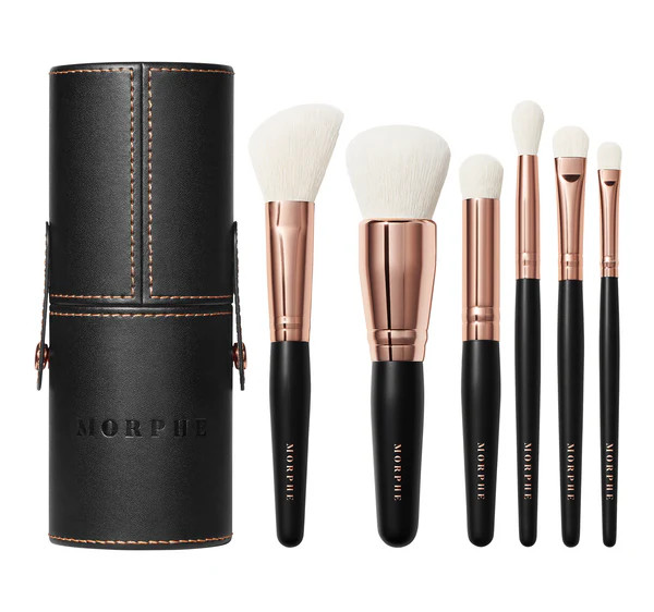 ROSÉ AWAY 6-PIECE TRAVEL BRUSH SET | Morphe Cosmetics (UK)