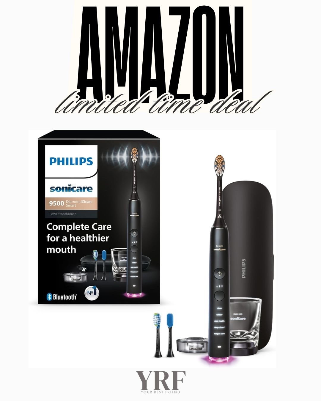A top-tier oral care upgrade. The Philips Sonicare DiamondClean Smart 9500 features multiple brushing modes, pressure sensor technology, and smart tracking for a deeper, more effective clean. A great investment for everyday dental care or gifting.

#PhilipsSonicare #DiamondClean #ElectricToothbrush #OralCareEssentials #LTKFinds #LTKWellness #AmazonFinds #DentalCare #HealthyHabits #SelfCareEssentials #LTKDeals #WellnessUpgrade


#LTKBeauty #LTKSaleAlert