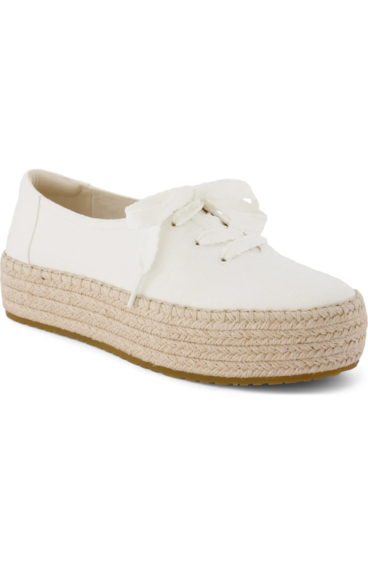 Valencia Lace-Up Platform Espadrille (Women) | Nordstrom