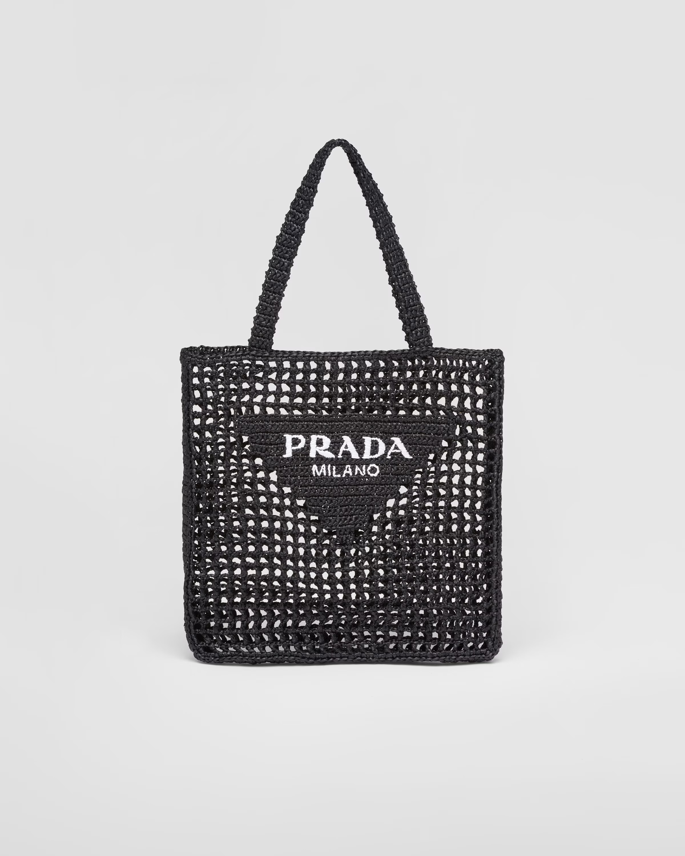 Crochet tote bag | Prada Spa US