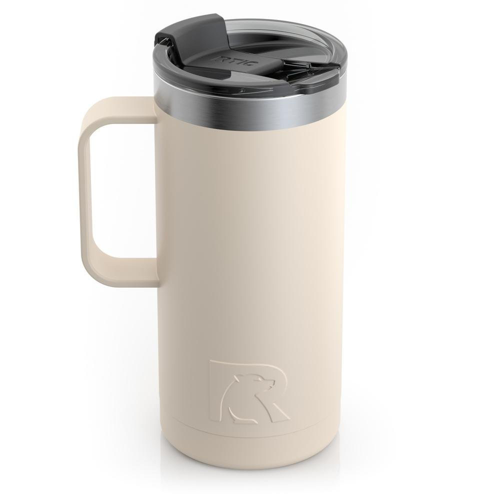 RTIC 16 OZ Stainless Steel Insulated Travel Mug, Splash-Proof Lid, Beach | Walmart (US)