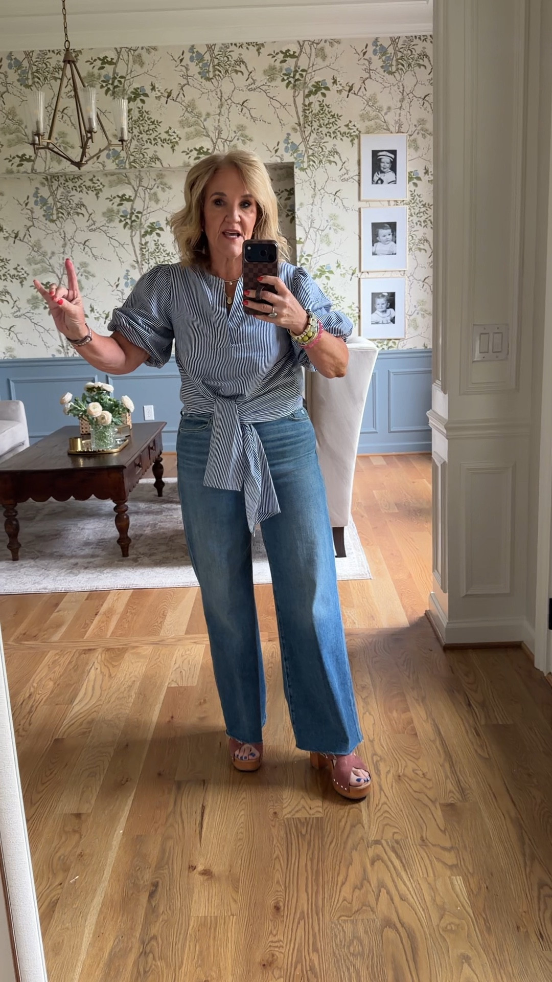 Yes, these are the petite size 29 petite
$100 off at Nordstrom right now. This is such a great deal so we are going to go.
Blouse wearing size medium
Walmart clogs in the muave color 
20% off my necklaces code TAKE20
20% off my bracelets code NANETTE20

#LTKootd #LTKPetite #LTKOver40