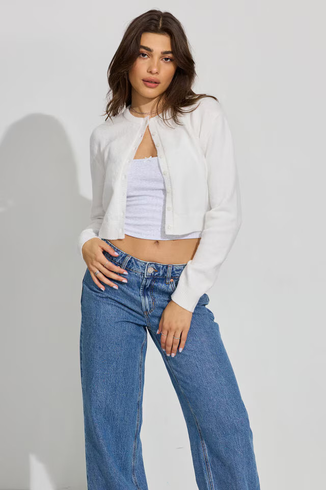 Spongy Button Up Cardigan | Garage Clothing