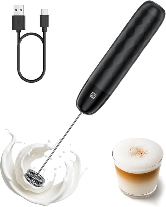Maestri House Rechargeable Milk Frother, LunaFro Mini with Detachable Wand | Amazon (US)