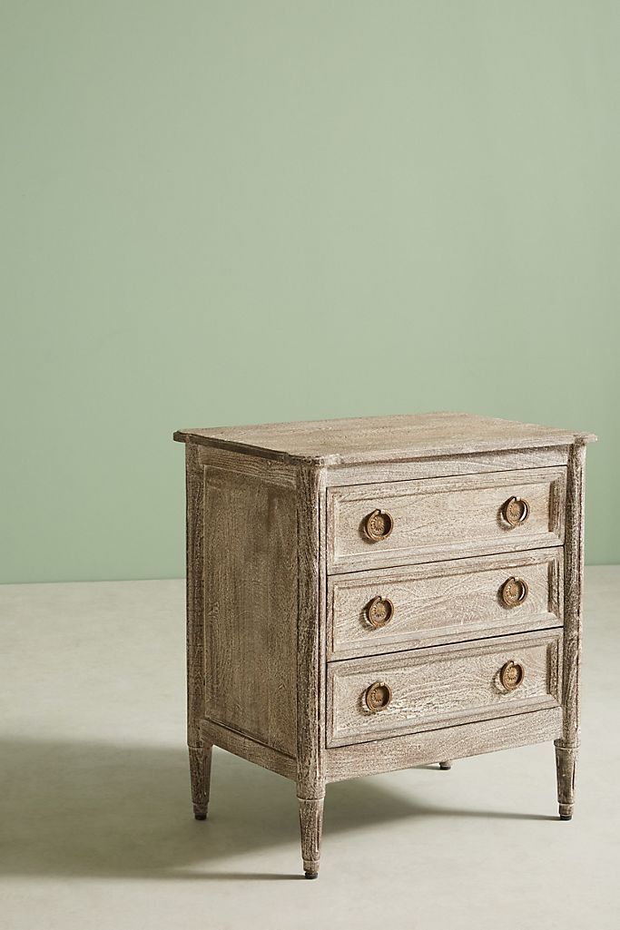Washed Wood Nightstand | Anthropologie (US)