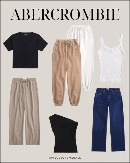 Comfy casual fashion finds from Abercrombie, Abercrombie athleisure wear, new arrivals from Abercrombie 

#LTKStyleTip