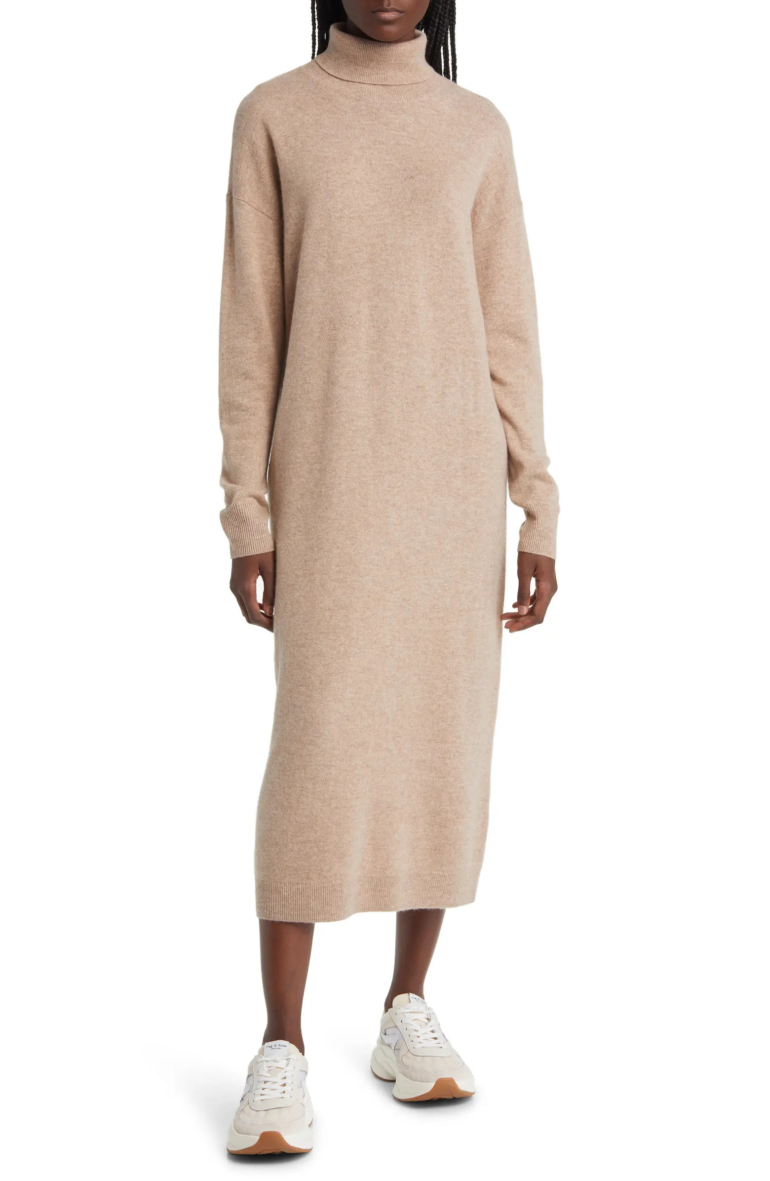 Long Sleeve Wool & Cashmere Sweater Dress | Nordstrom