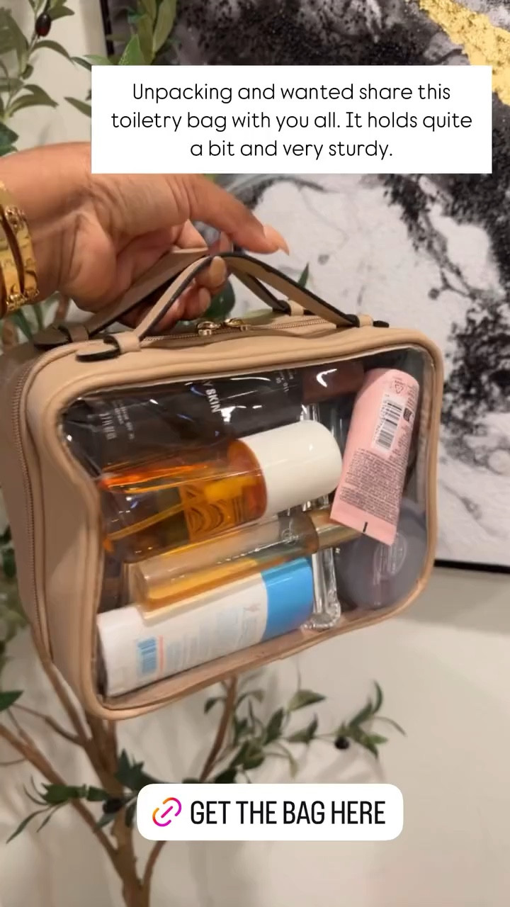 Unpacking and wanted share this toiletry bag with you all. It holds quite a bit and very sturdy.

#LTKFindsUnder50
#LTKTravel #LTKBeauty
