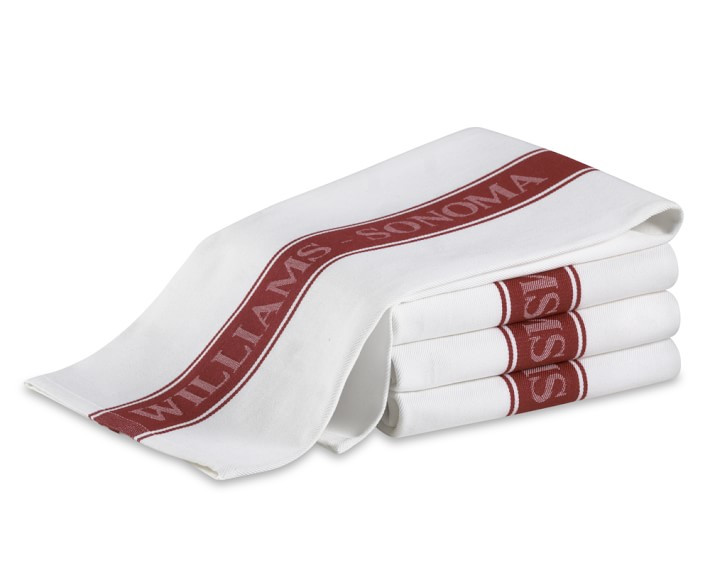 Williams Sonoma Classic Logo Towels, Set of 4 | Williams-Sonoma