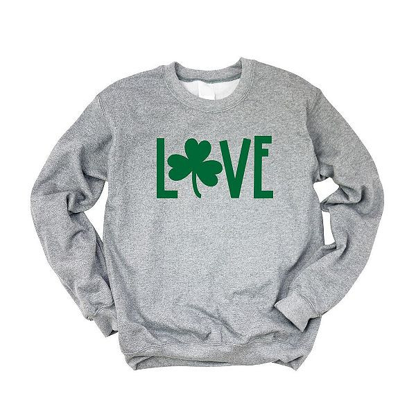 Simply Sage Market Valentine Leopard Heart Sweatshirt | Kohl's
