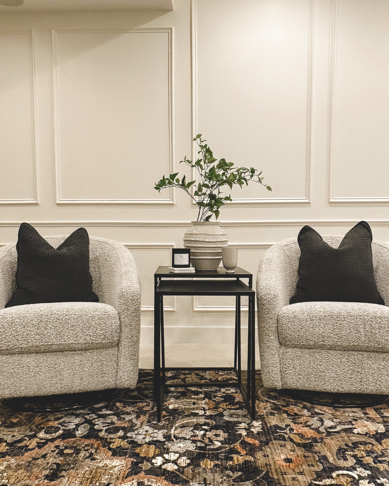 A cozy and rich feeling living room with Target 

#LTKhome