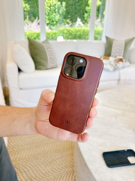 Jeff’s new leather phone cover. 🤎
He loves the soft leather for grip and to protect his phone. This is a rich brown tone. It also comes in several different sizes for different types of phones.📱 


#LTKmens #LTKfindsunder50 #LTKtravel