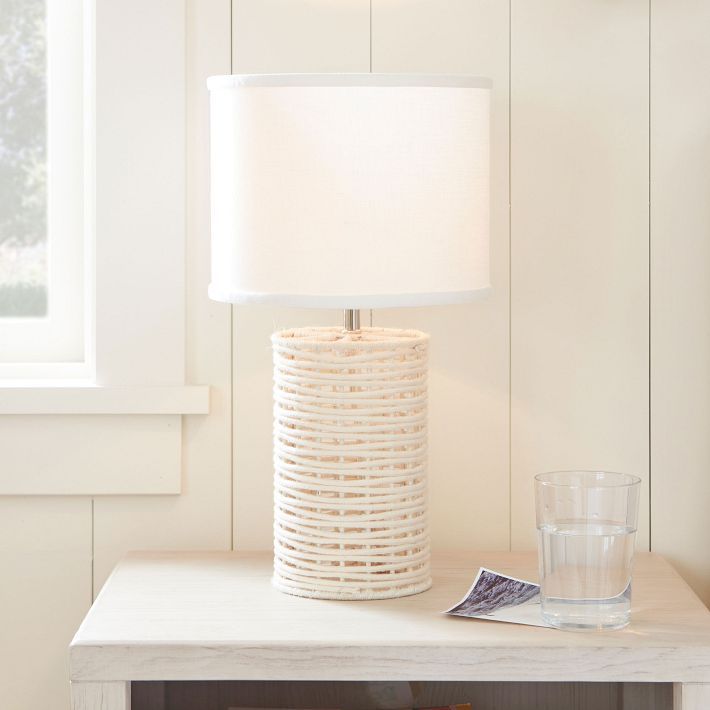 Cotton Rope Table Lamp | Pottery Barn Teen