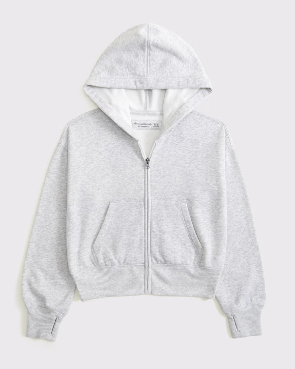 essential full-zip hoodie | Abercrombie & Fitch (US)