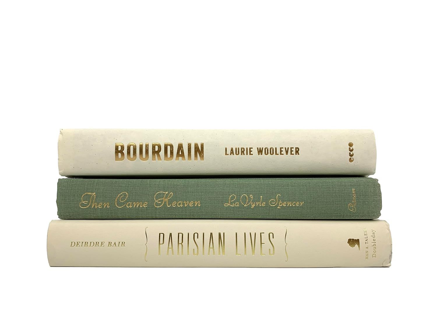Real Decorative Books by Color for Home Decor - Bulk Bundles of Three (3) Botanical Green, Beige ... | Amazon (US)