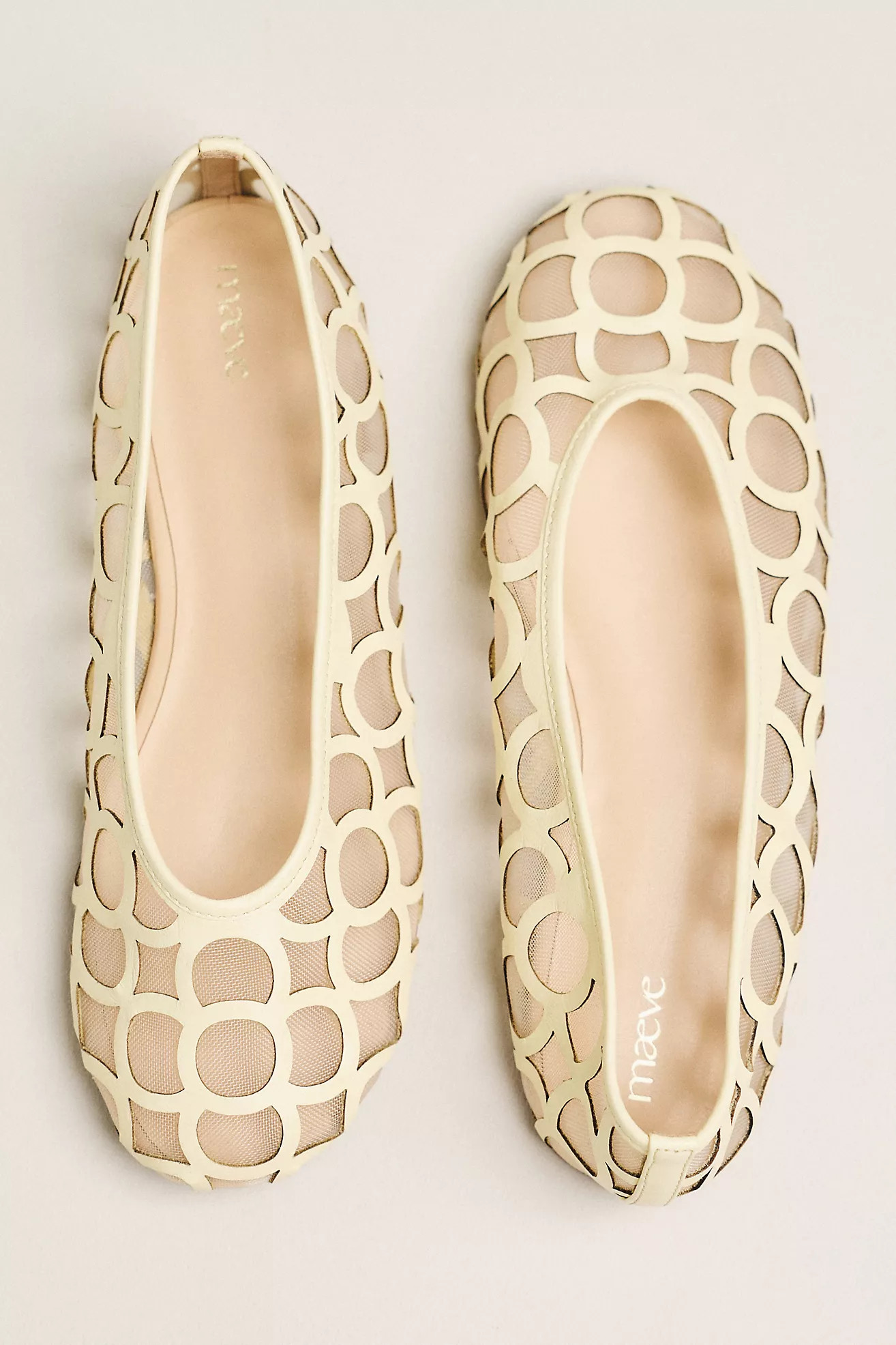 Maeve Circle Cutout Ballet Flats | Anthropologie (US)