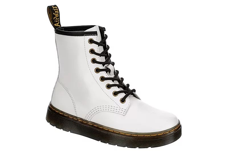 WHITE DR.MARTENS Womens Zavala Combat Boot | Rack Room Shoes