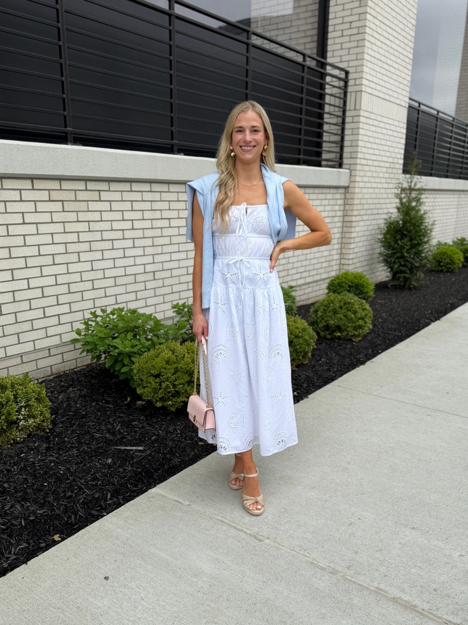 This white eyelet dress is so pretty for summer! Cute for brunch, backyard bbq or 4th of July! Linking similar one 🐚🐚🐚🐚🐚🐚🐚🐚🐚🐚🐚🐚 summer outfits. Summer outfit ideas. Fourth of July outfits. Fourth of July outfits women. Summer dresses. White dress. White maxi dress. White mini dress. Eyelet dress. Vacation outfits. Beach vacation outfits.

#LTKgrwm #LTKootd
