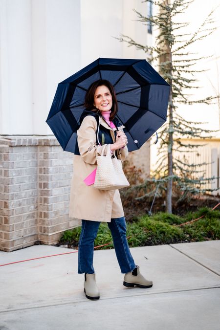 Rainy day essentials great for petites.  Boden raincoat size 2P is right my for layering (my usual Boden size).  Naghedi mini tote, Ugg Droplet boots keep your feet warm
#ltkpetite #petite

#LTKSeasonal #LTKover40 #LTKshoecrush