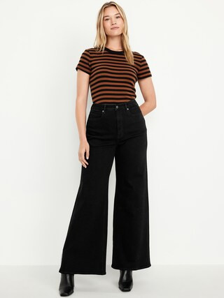 Extra High-Waisted Super Wide-Leg Jeans | Old Navy (US)