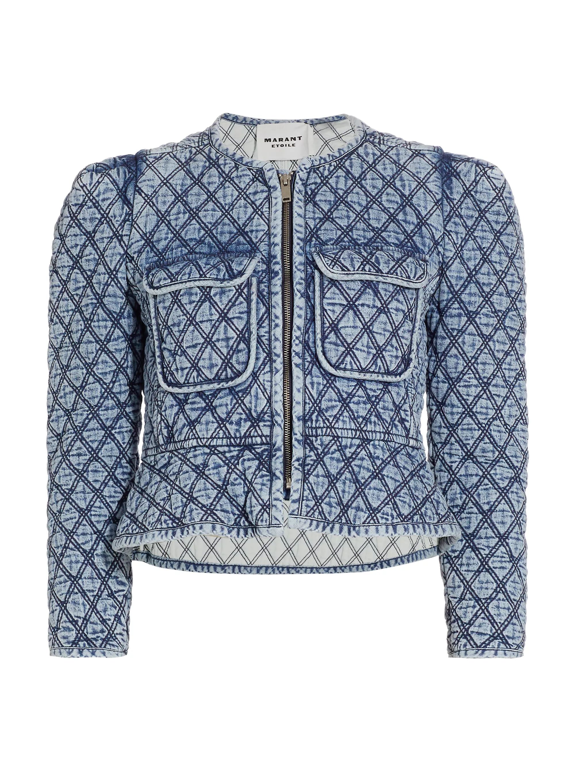 Deliona Quilted Chambray Jacket | Saks Fifth Avenue