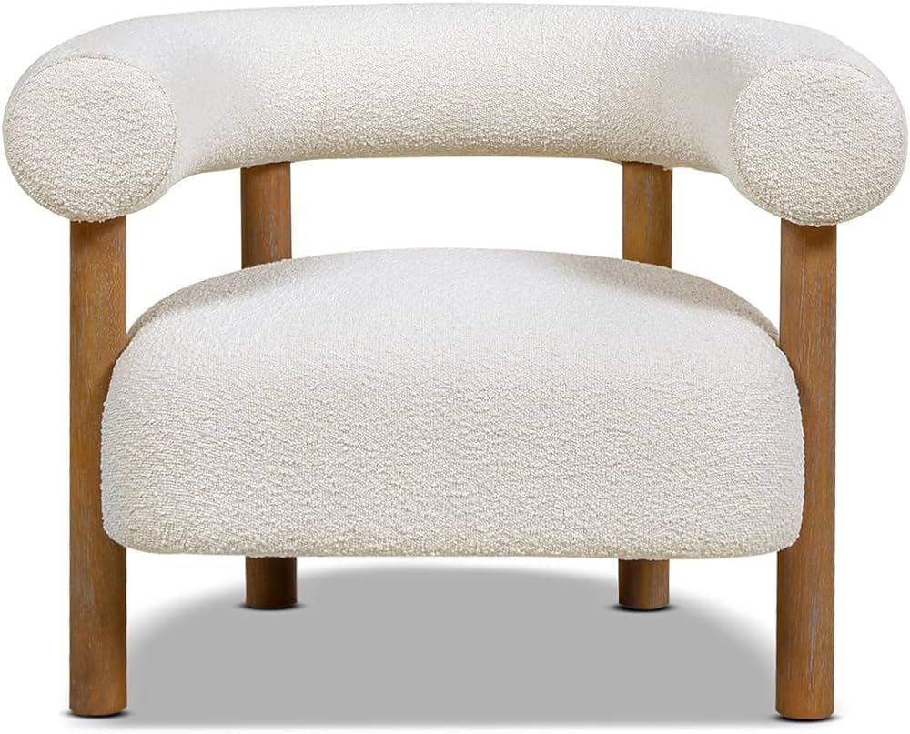Jennifer Taylor Home Fuji 37" Scandinavian Mid Century Modern Barrel Living Room Accent Arm Chair... | Amazon (US)
